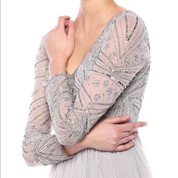 Adrianna Papell Dresses & Skirts - Adrianna Papell Long Sleeve Gown